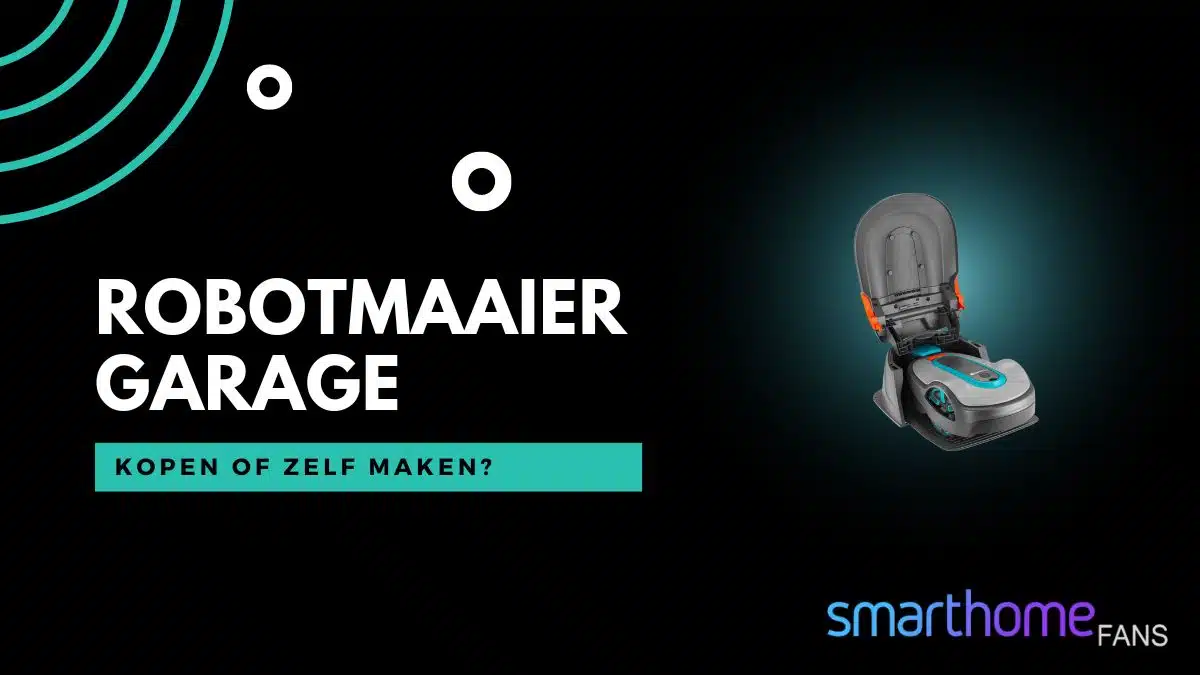 Robotmaaier garage